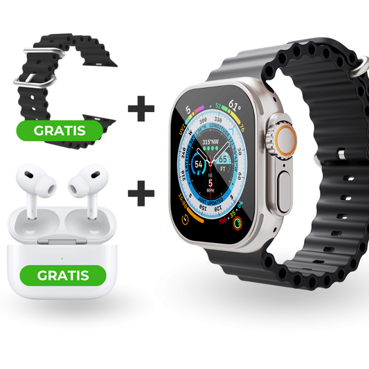 PACK SMARTWATCH INTELIGENTE + AURICULARES